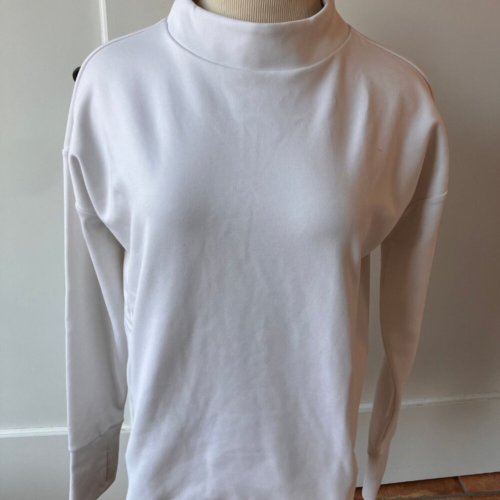 Athleta Boxy Sweatshirt with zipper pockets